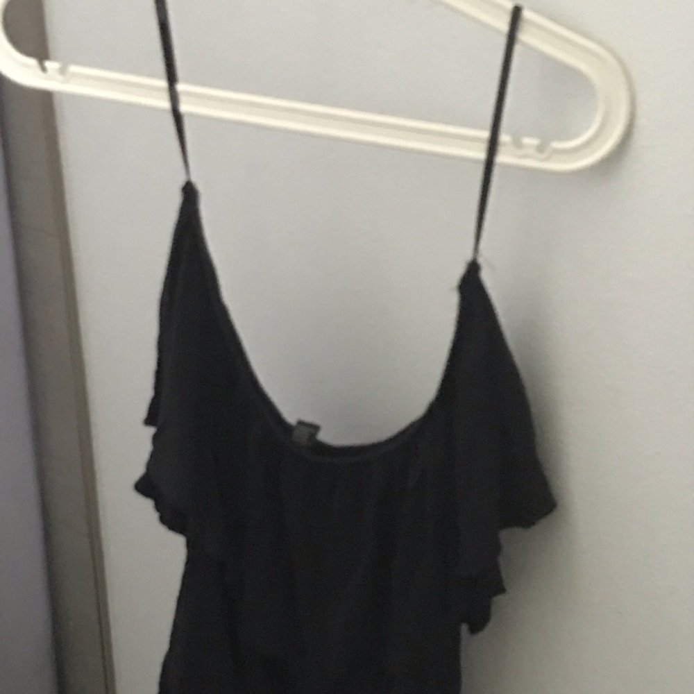 Black crop top